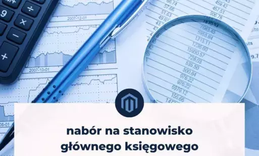 plakat nabór na stanowisko głównego księgowego