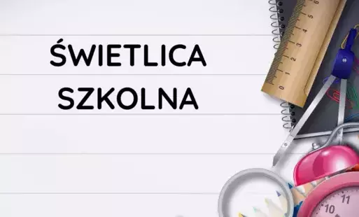 napis świetlica szkolna 