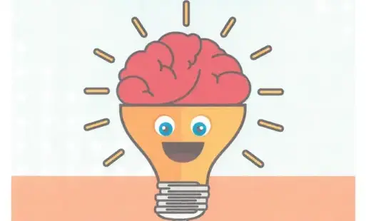 mózg z żarówką 