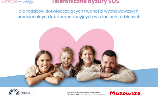 plakat ze wsparciem dla rodziców
